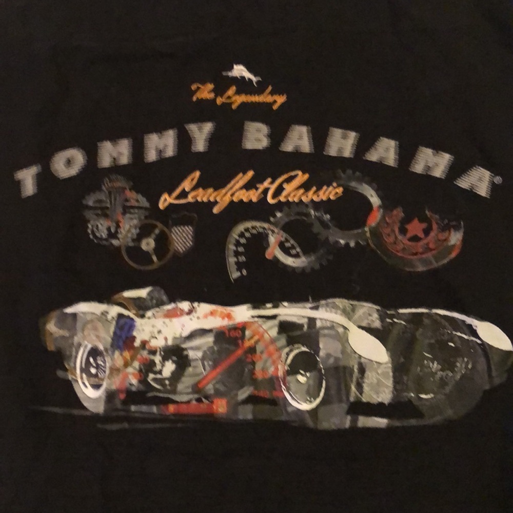 Tommy Bahama black short sleeve shirt